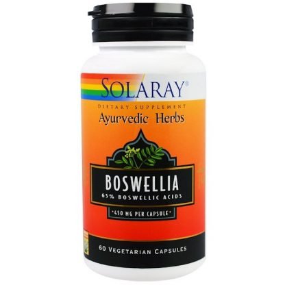 Solaray, ボスヴェリア、450 mg、ベジタリアンカプセル 60 錠