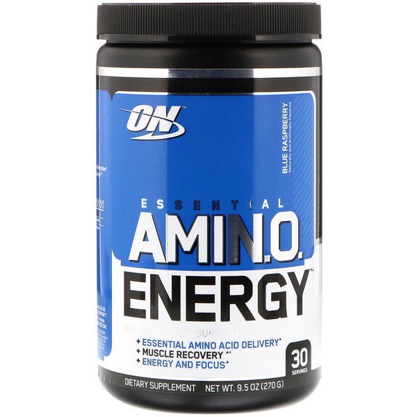 Optimum Nutrition, ESSENTIAL AMIN.O.ENERGY(エッセンシャルアミノエネルギー)、ブルーラズベリー、270g(9.5オンス)