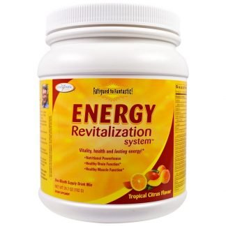 Enzymatic Therapy, ヘトヘトから気分爽快に！エネルギー復元システム、トロピカルシトラス味、24.7 oz (702 g)