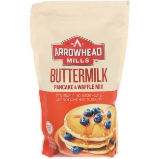 Arrowhead Mills, バターミルク、ホットケーキ＆ワッフルミックス、737g（1.6℔）