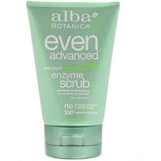 Alba Botanica, Even Advanced, Enzyme Scrub, Sea Algae, 4 oz (113 g)