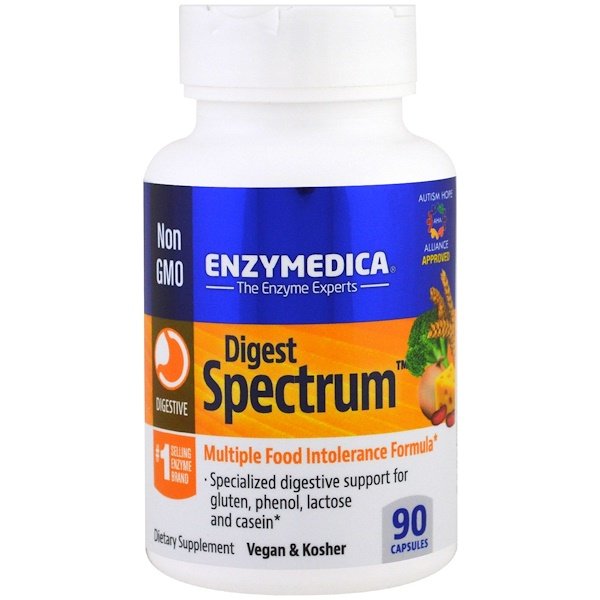 Enzymedica, ダイジェストスペクトラム(Digest Spectrum), 90カプセル