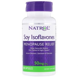 Natrol, 大豆イソフラボン、50mg、60カプセル