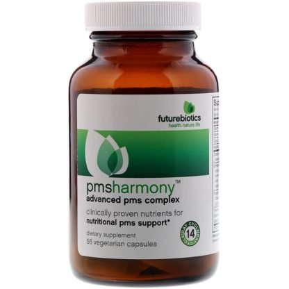 FutureBiotics, PMSHarmony（PMSハーモニー）、アドバンストPMSコンプレックス、ベジカプセル56粒