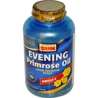 Health From The Sun, マツヨイグサ、 オメガ6、 500 mg、 ミニソフトジェル180個