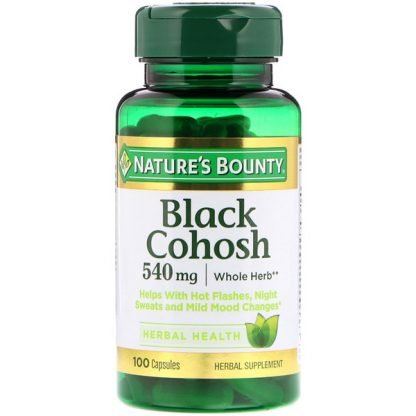 Nature's Bounty, ブラックコホシュ、 540 mg、 100カプセル