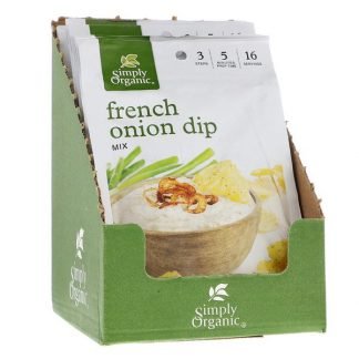 Simply Organic, フレンチオニオンディップミックス, 12 パック, 各 1.10 オンス (31 g)