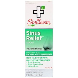 Similasan, サイナスリリーフ・ナーザルミスト、 0.68液量オンス(20 ml)