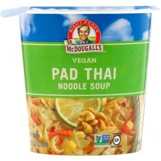 Dr. McDougall's, Vegan Pad Thai, Noodle Soup, 2.0 oz (56 g)