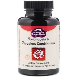 Dragon Herbs, ツルニンジン & ナツメ コンビネーション, 500 mg, 100 ベジタブルカプセル