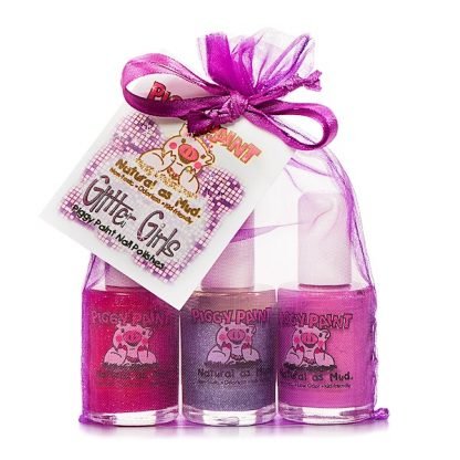 Piggy Paint, マニキュア、グリッターガール ギフトセット、3ボトル、各 0.5 液量オンス (15 ml)