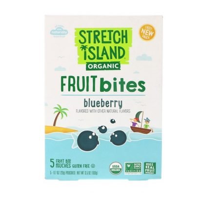 Stretch Island, Fruit Bites, Blueberry, 5 pouches, 0.7 oz (100 g) (Discontinued Item)
