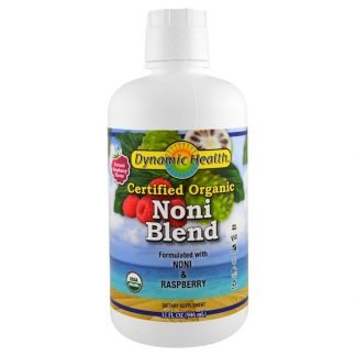 Dynamic Health  Laboratories, Organic Certified Noni Blend, Natural Raspberry Flavor, 32 fl oz (946 ml)