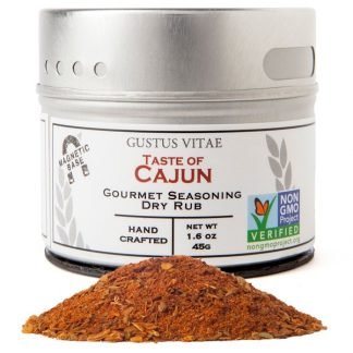 Gustus Vitae, Gourmet Seasoning, Taste of Cajun, 1.6 oz (45 g) (Discontinued Item)