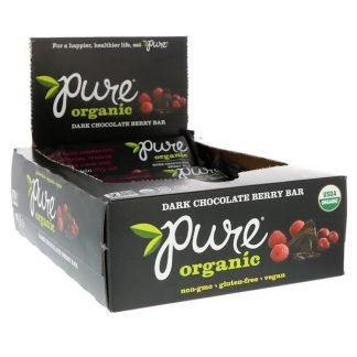 Pure Organic, オーガニックダークチョコレートベリー、12本、各1.7 oz (48 g)