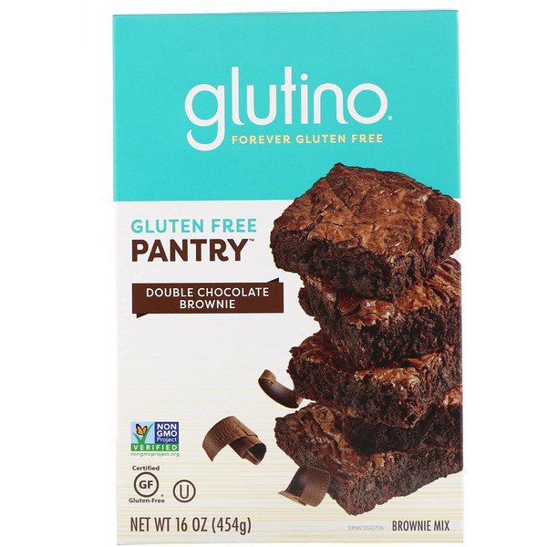 Glutino, ダブル・チョコレート・ブラウニー, 16 oz (454 g) (Discontinued Item)