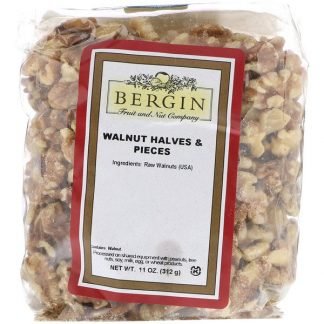 Bergin Fruit and Nut Company, 半切れやかけらのクルミ, 11オンス（312 g）