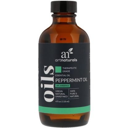 Artnaturals, セラピー等級エッセンシャルオイル、ペパーミントオイル、4 fl oz (118 ml)
