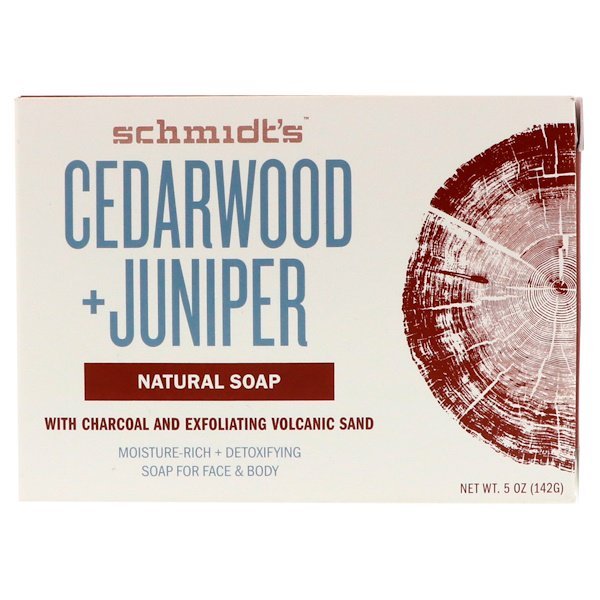 Schmidt's Naturals, Natural Soap, Cedarwood + Juniper, 5 oz (142 g)