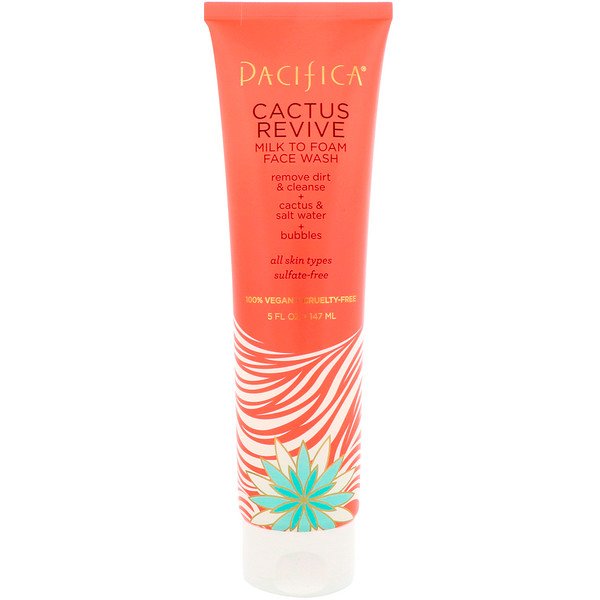 Pacifica, サボテン活性化ミルク(洗顔フォーム)、5液量オンス (147 ml) (Discontinued Item)