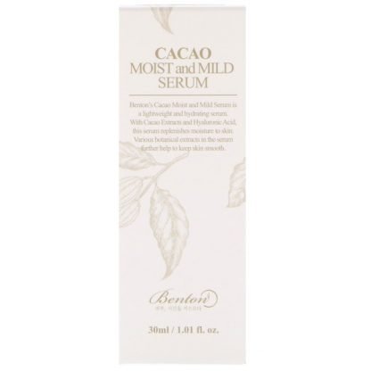 Benton, Cacao Moist and Mild Serum, 1.0 fl oz (30 ml)