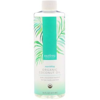 Nutiva, オーガニックココナッツオイル、473ml（16 fl oz）