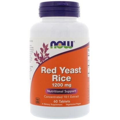 Now Foods, 紅麹米、1200 mg、60粒