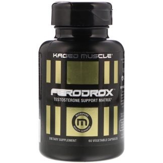 Kaged Muscle, Ferodroxテストステロン・サポート・マトリックス、植物性カプセル60粒
