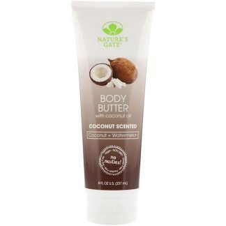 Nature's Gate, Body Butter, Coconut Scented, 8 fl oz (237 ml)