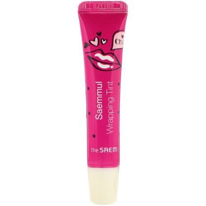 The Saem, Saemmulラッピングティント、PK01ローズピンク、0.52 fl oz (15 g)