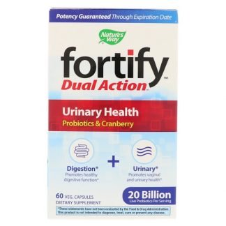 Nature's Way, 強化、デュアルアクション泌尿器の健康、200億、60野菜カプセル (Discontinued Item)