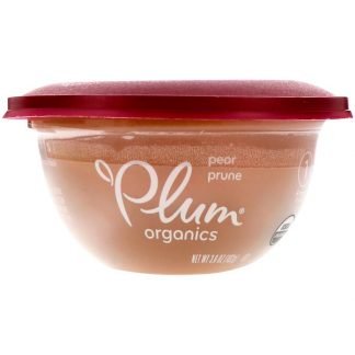 Plum Organics, ベビーボウル、ステージ1、ナシ、プルーン、3.6 oz (102 g)