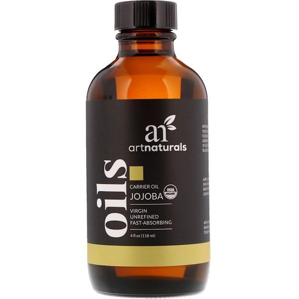 Artnaturals, キャリアオイル、ホホバ、4液量オンス (118 ml)
