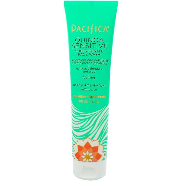 Pacifica, Quinoa Sensitive Super Gentle Face Wash, 5 fl oz (147 ml)