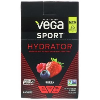 Vega, スポーツ、ハイドレーター、ベリー、30パック、各0.1 oz (2.8 g)
