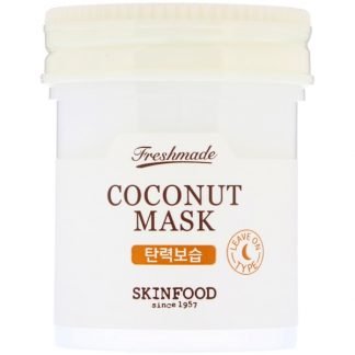 Skinfood, フレッシュメードココナッツマスク、3.04液量オンス (90 ml)