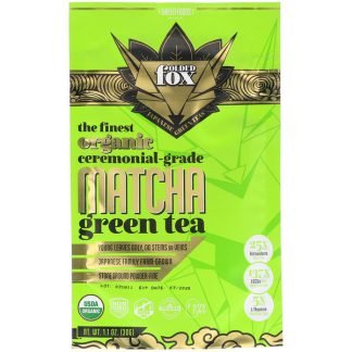 Green Foods Corporation, フォルデットフォックス、オーガニック抹茶、30g（1.1 oz）