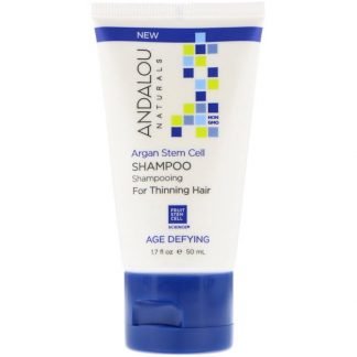 Andalou Naturals, シャンプー、老化抑制、 薄毛に、アルガン幹細胞、1.7 fl oz (50 ml) (Discontinued Item)