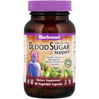 Bluebonnet Nutrition, ターゲットチョイス、血糖サポート、植物性カプセル60錠