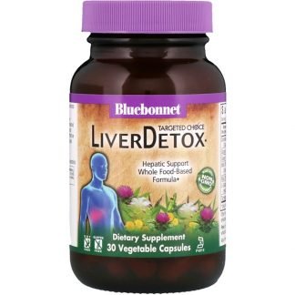 Bluebonnet Nutrition, ターゲットチョイス、肝臓デトックス、植物性カプセル30錠