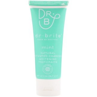 Dr. Brite, Natural Activated Charcoal Whitening Toothpaste, Mint, 2 oz (56.7 g)