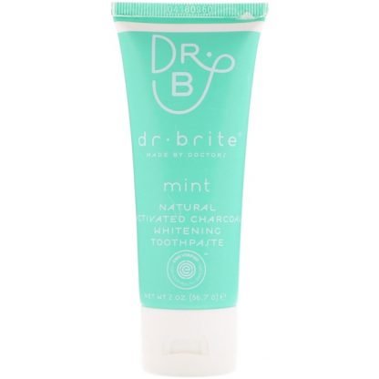 Dr. Brite, Natural Activated Charcoal Whitening Toothpaste, Mint, 2 oz (56.7 g)