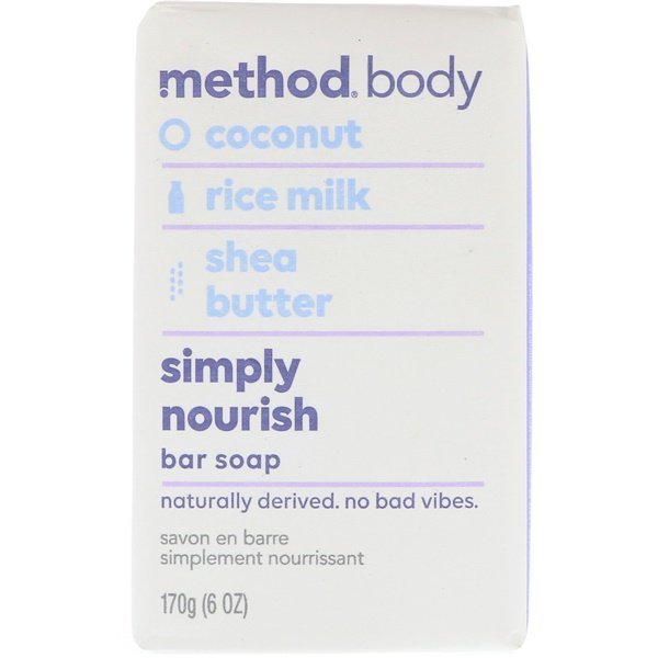 Method, ボディー、とにかく滋養、固形石鹸、6オンス (170 g) (Discontinued Item)