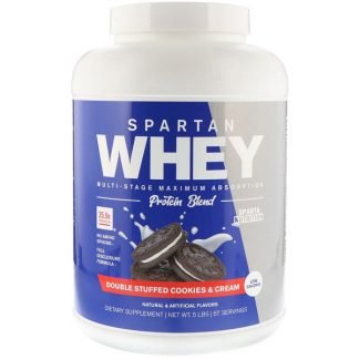 Sparta Nutrition, Spartan Whey, Double Stuffed Cookies & Cream, 5 lb (Discontinued Item)