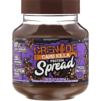 Grenade, クラブキラプロテインスプレッド、チョコレートヘーゼルナッツフレーバー、12.7オンス (360 g)