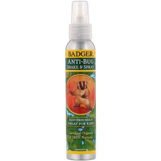 Badger Company, 虫よけ、シェイク＆スプレー、4fl oz（118.3ml）