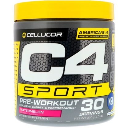 Cellucor, C4スポーツ、プレワークアウト、ウォーターメロン、9.5オンス (270 g)
