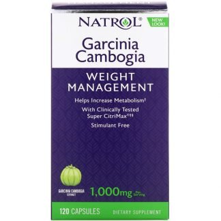 Natrol, ガルシニア・カンボジア、1000mg、120カプセル