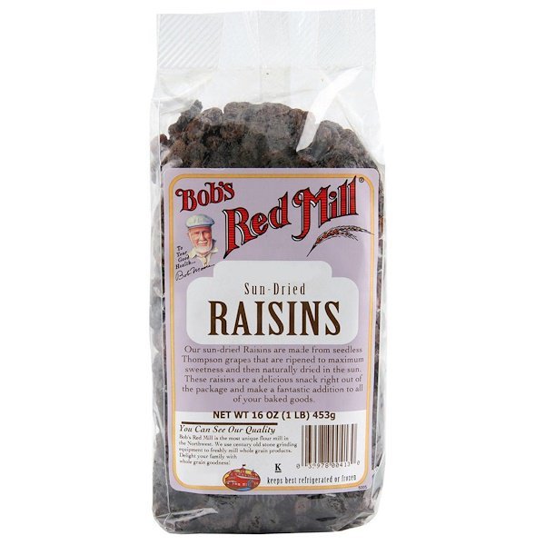 Bob's Red Mill, サンドライドレーズン, 16オンス (453 g) (Discontinued Item)