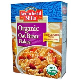 Arrowhead Mills, オーガニック オートブランフレーク, 12 オンス (340 g)
